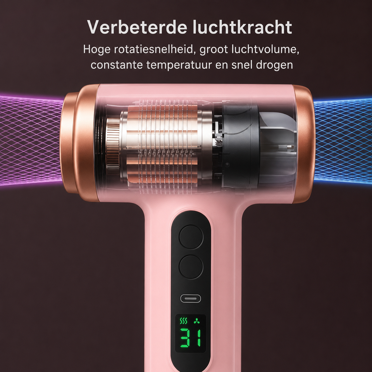 AirBloom™ - Draadloos drogen. Altijd en overal.