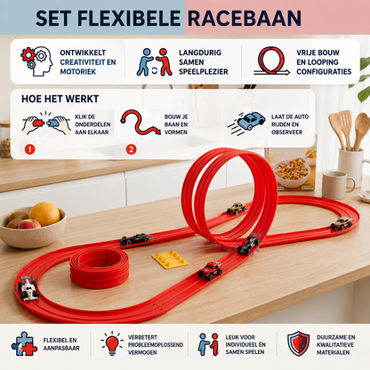 TwistTrack™ - Stimuleert fantasie, bouwen en actief spelen in huis