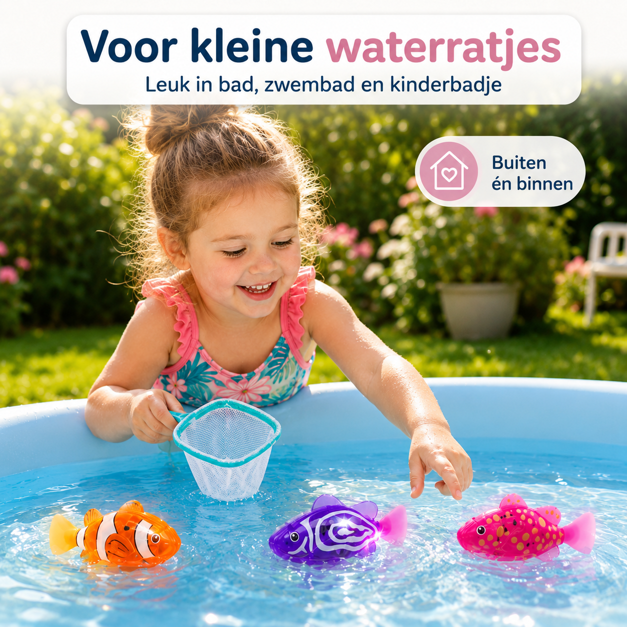 BubbiFish™ - Maak badtijd leuker met zwemmende LED-visjes