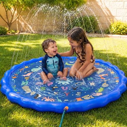 SplashPad™ - Laat kinderen spetteren, bewegen en afkoelen zonder gedoe met een zwembad.