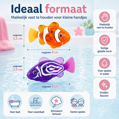 BubbiFish™ - Maak badtijd leuker met zwemmende LED-visjes