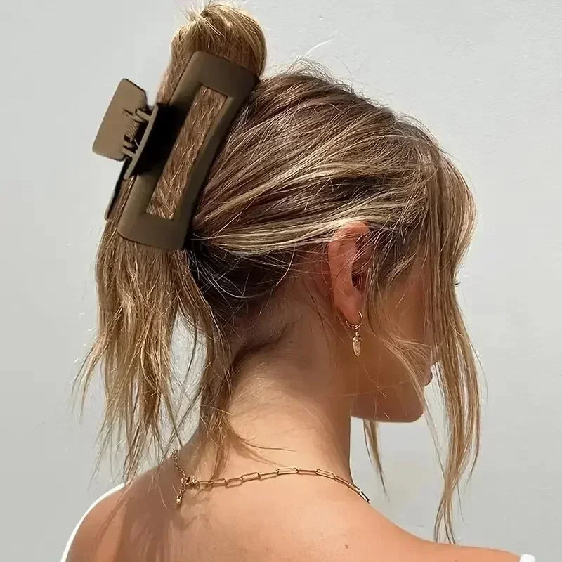 Extra stevige matte haarclip