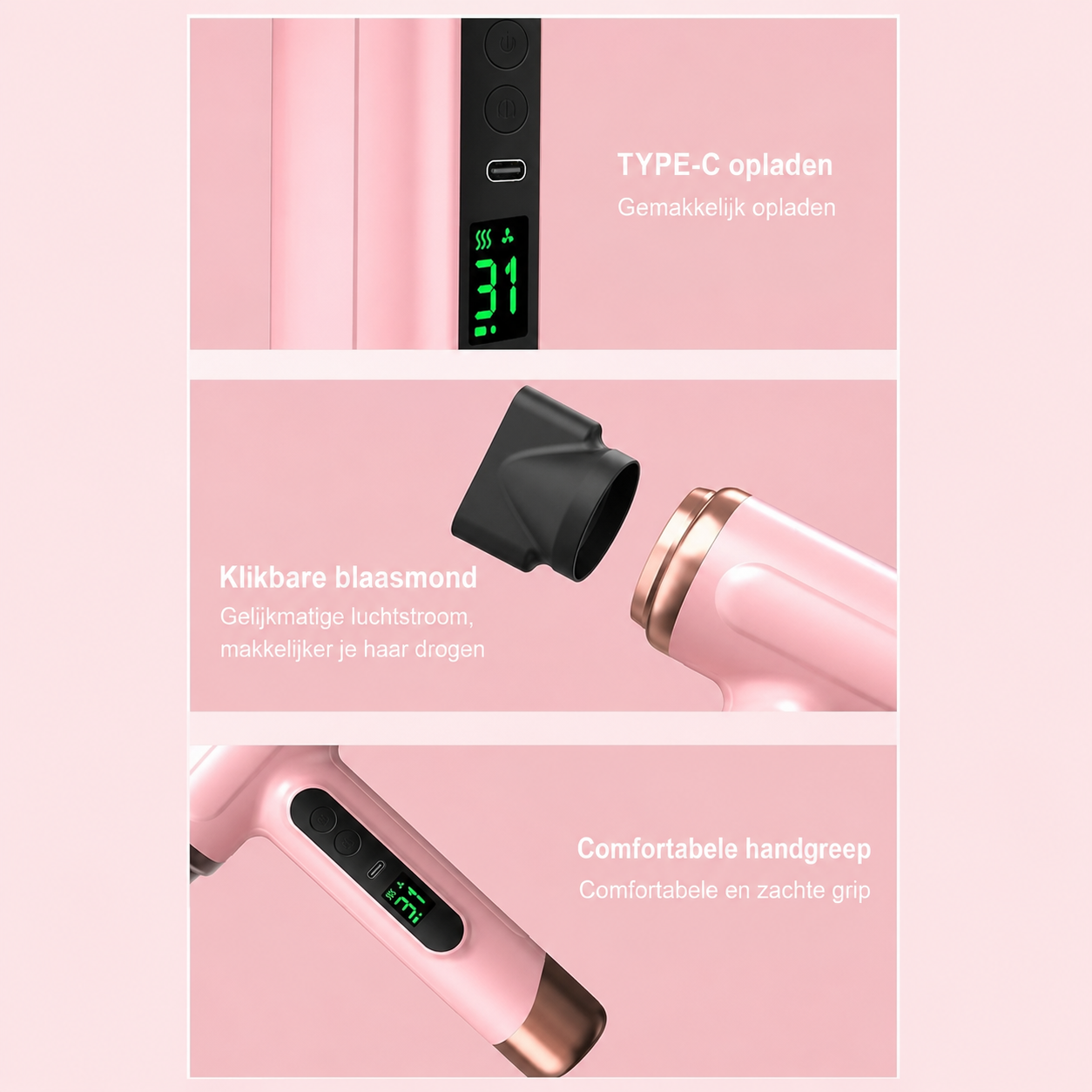 AirBloom™ - Draadloos drogen. Altijd en overal.