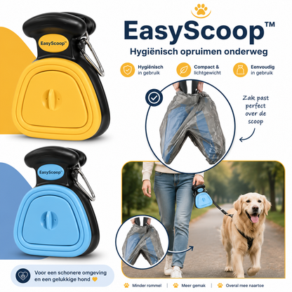 EasyScoop™ - De hygiënische poepschep voor zorgeloze wandelingen