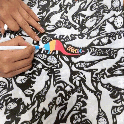 CozyCanvas™ - Ontspan, kleur en kruip daarna onder je eigen creatie.