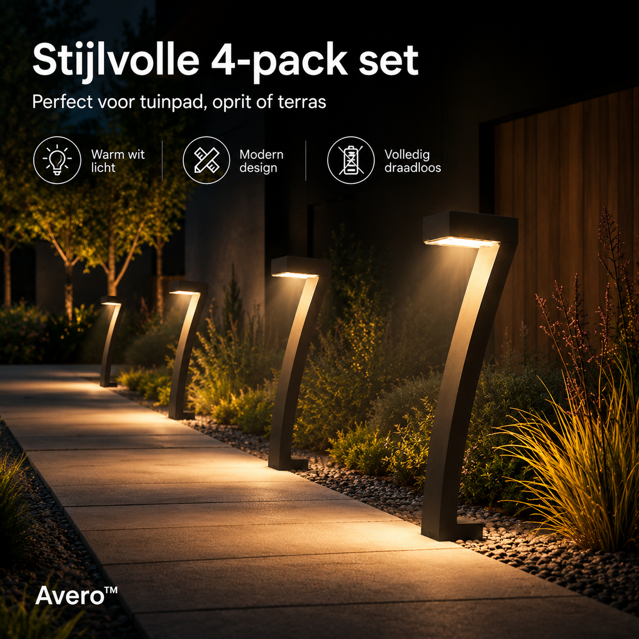 Avero™ - Een stijlvolle lichtlijn voor je tuin, oprit of terras
