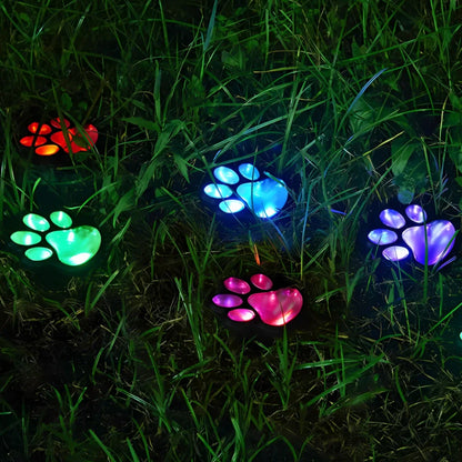 PawLux™ - Geef je tuin karakter met een zachte pootafdruk-gloed op zonne-energie.