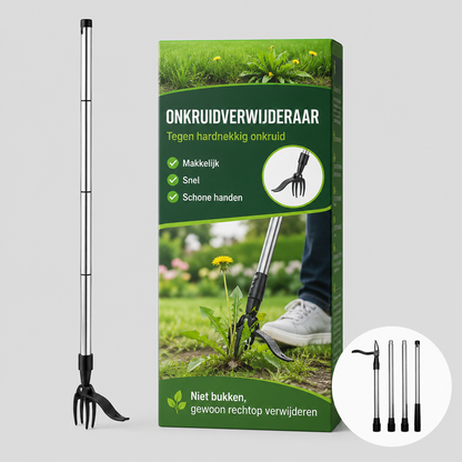 EasyRoot™ - Verwijder onkruid met wortel en al, zonder te bukken of te knielen.
