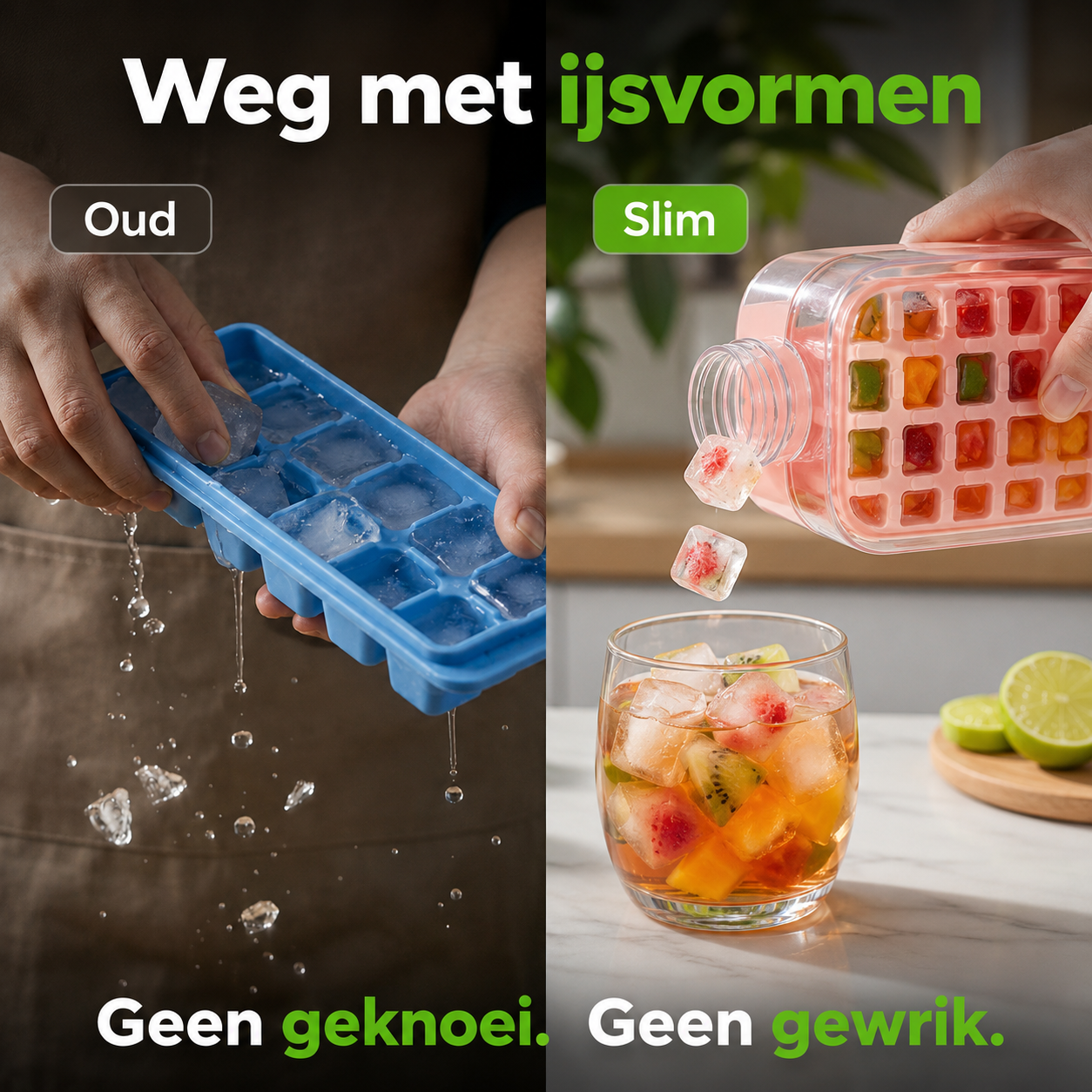 IceDrink™Bottle – De fles die zelf jouw ijsblokjes maakt