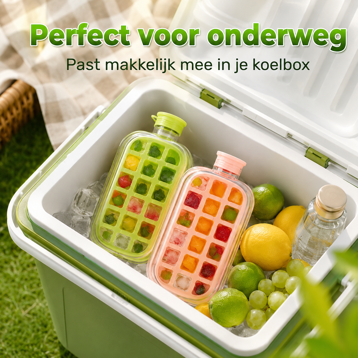 IceDrink™Bottle – De fles die zelf jouw ijsblokjes maakt