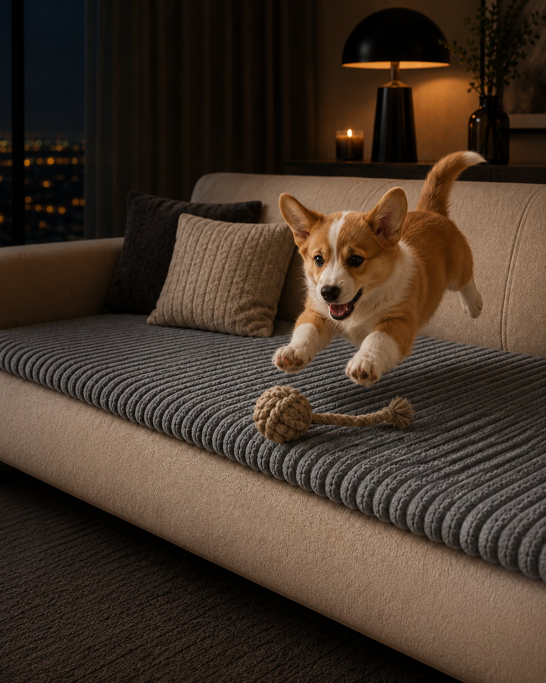 CozyCover™ - Gewatteerde huisdierhoes voor bank & sofa