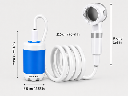 CampShower™ - Blijf fris, waar je avontuur je ook brengt