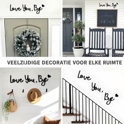 LoveLine™ - De liefdevolle wandtekst die van ieder afscheid een klein moment maakt