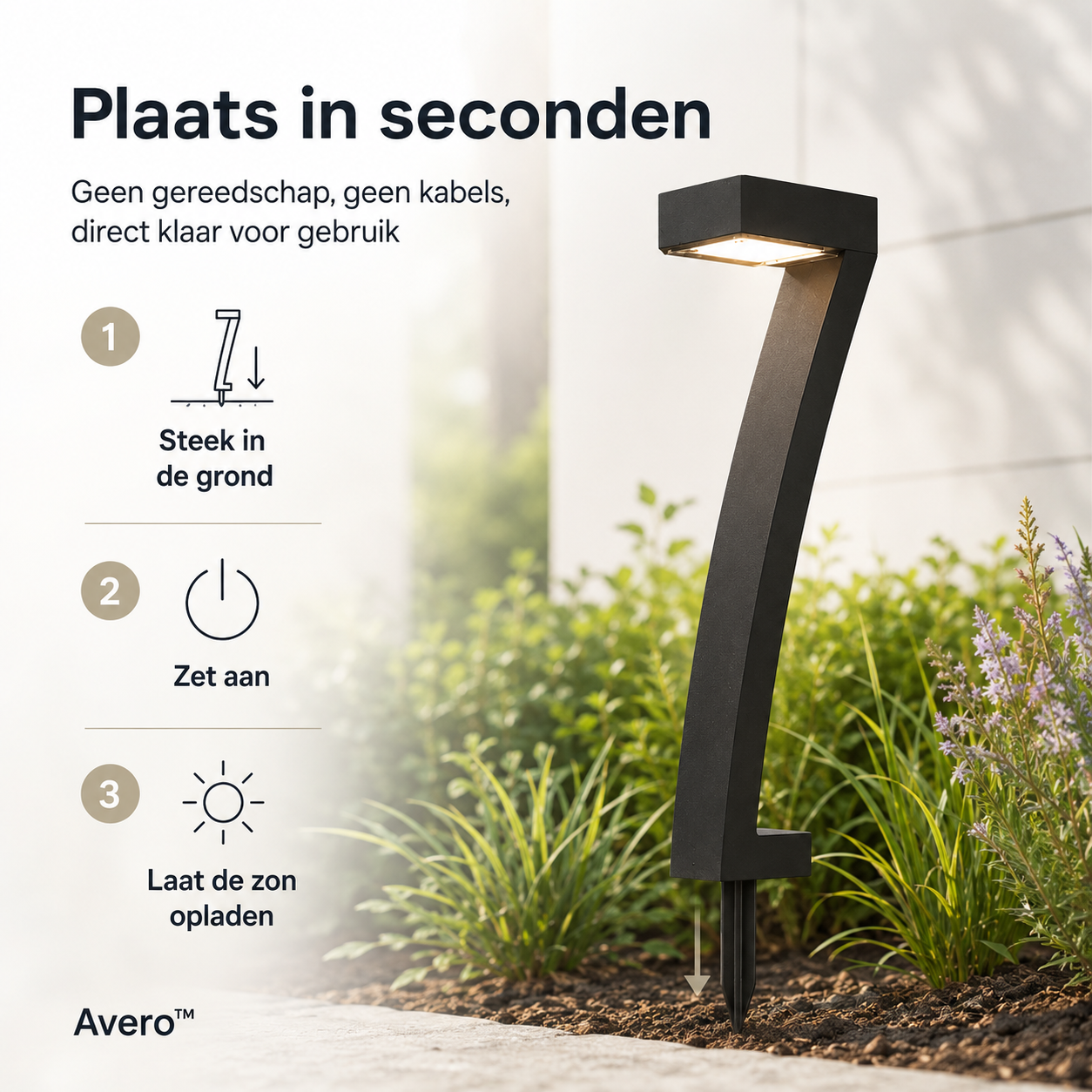 Avero™ - Een stijlvolle lichtlijn voor je tuin, oprit of terras