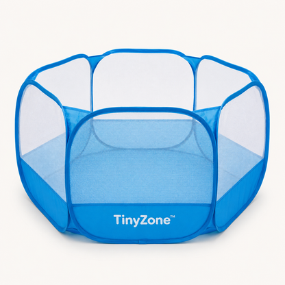 TinyZone™ - De opvouwbare speelplek die je overal mee naartoe neemt.