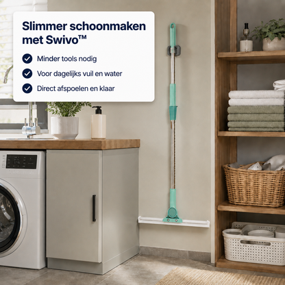 Swivo™ - Voor vloeren, ramen, douchewanden en hardnekkige haren
