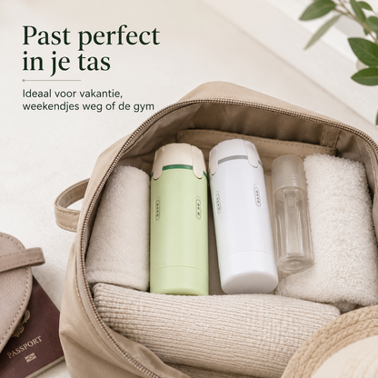 Aeris™ - 4-in-1 reisdispenser voor shampoo, skincare en verzorging onderweg