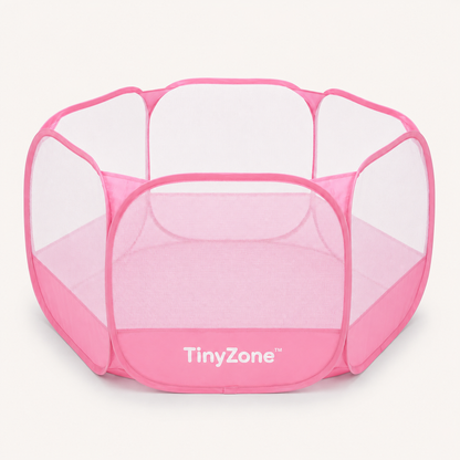 TinyZone™ - De opvouwbare speelplek die je overal mee naartoe neemt.