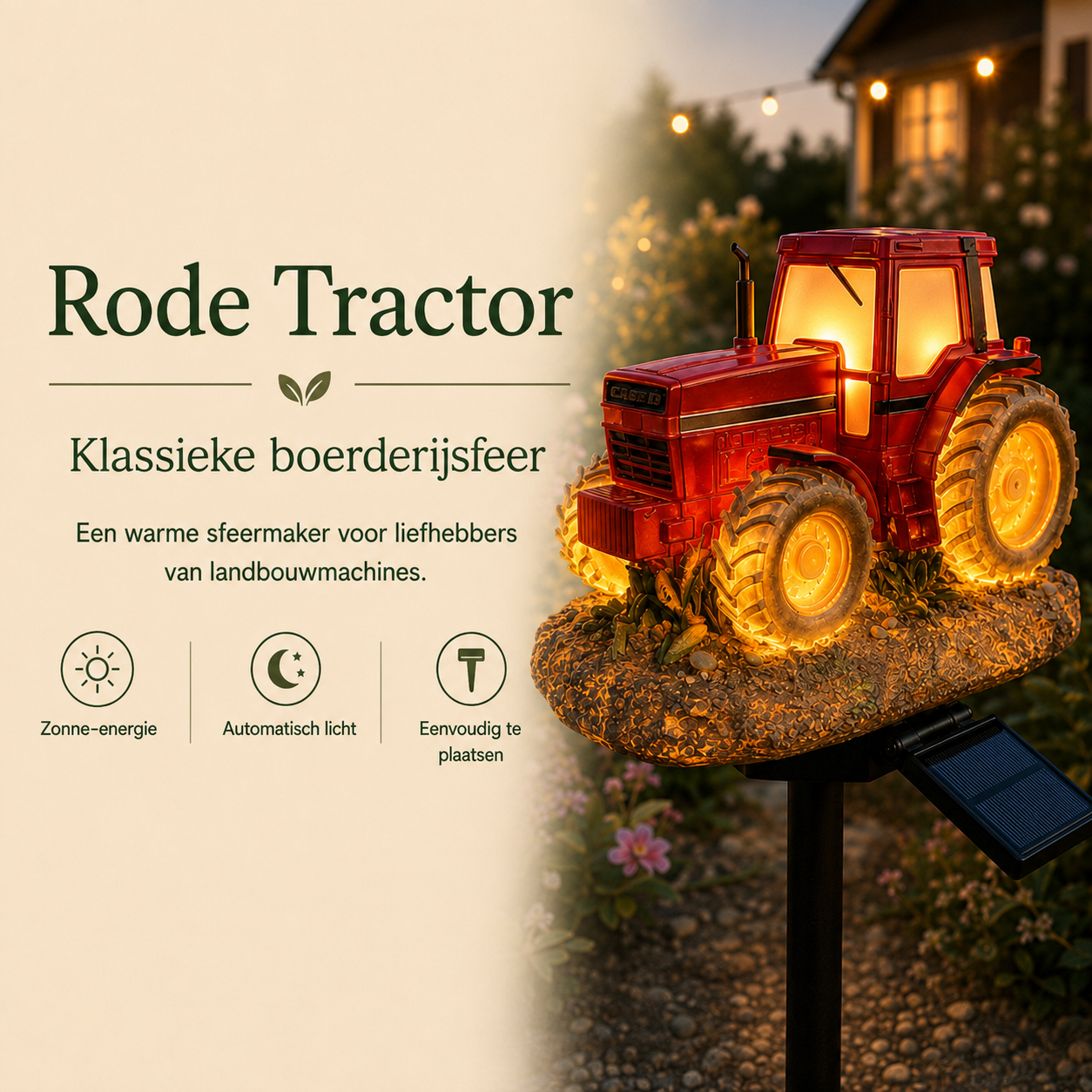 GardenGlow™ - Unieke tuinfiguren die overdag opvallen en ’s avonds automatisch beginnen te stralen.