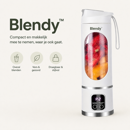 Blendly™ - Jouw verse smoothie, precies wanneer jij hem nodig hebt.