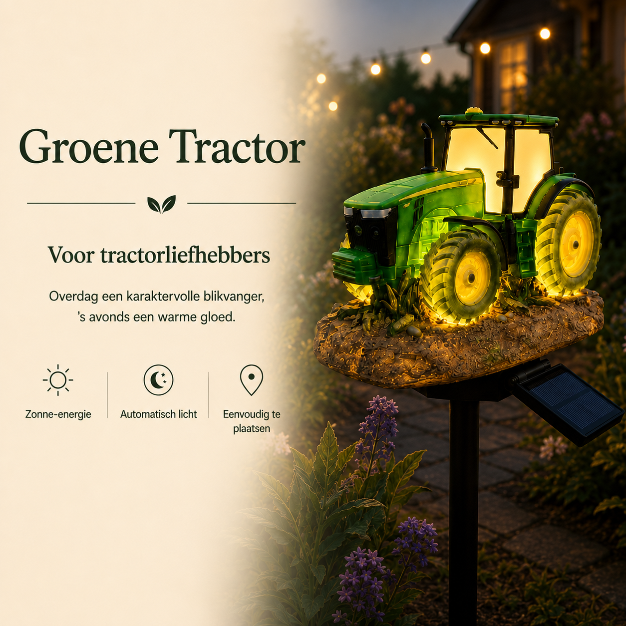 GardenGlow™ - Unieke tuinfiguren die overdag opvallen en ’s avonds automatisch beginnen te stralen.