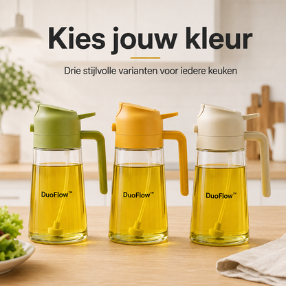 DuoFlow™ - Spray of schenk olie precies zoals jij wilt.