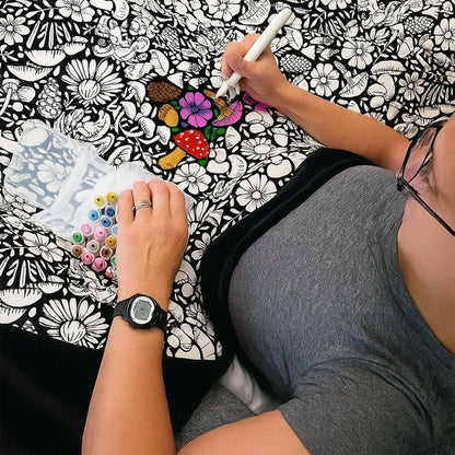 CozyCanvas™ - Ontspan, kleur en kruip daarna onder je eigen creatie.