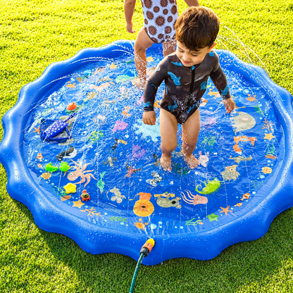 SplashPad™ - Laat kinderen spetteren, bewegen en afkoelen zonder gedoe met een zwembad.