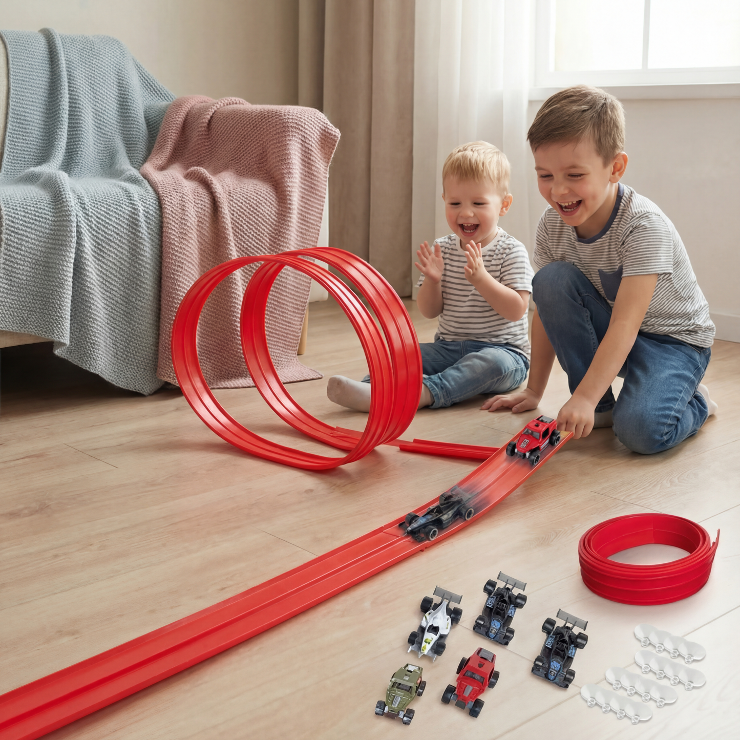 TwistTrack™ - Stimuleert fantasie, bouwen en actief spelen in huis