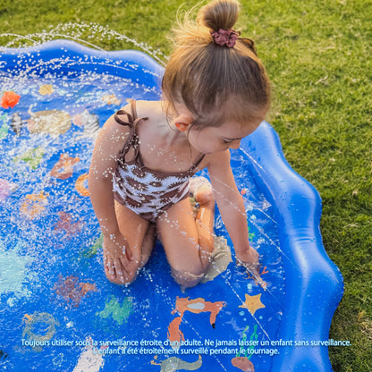 SplashPad™ - Laat kinderen spetteren, bewegen en afkoelen zonder gedoe met een zwembad.