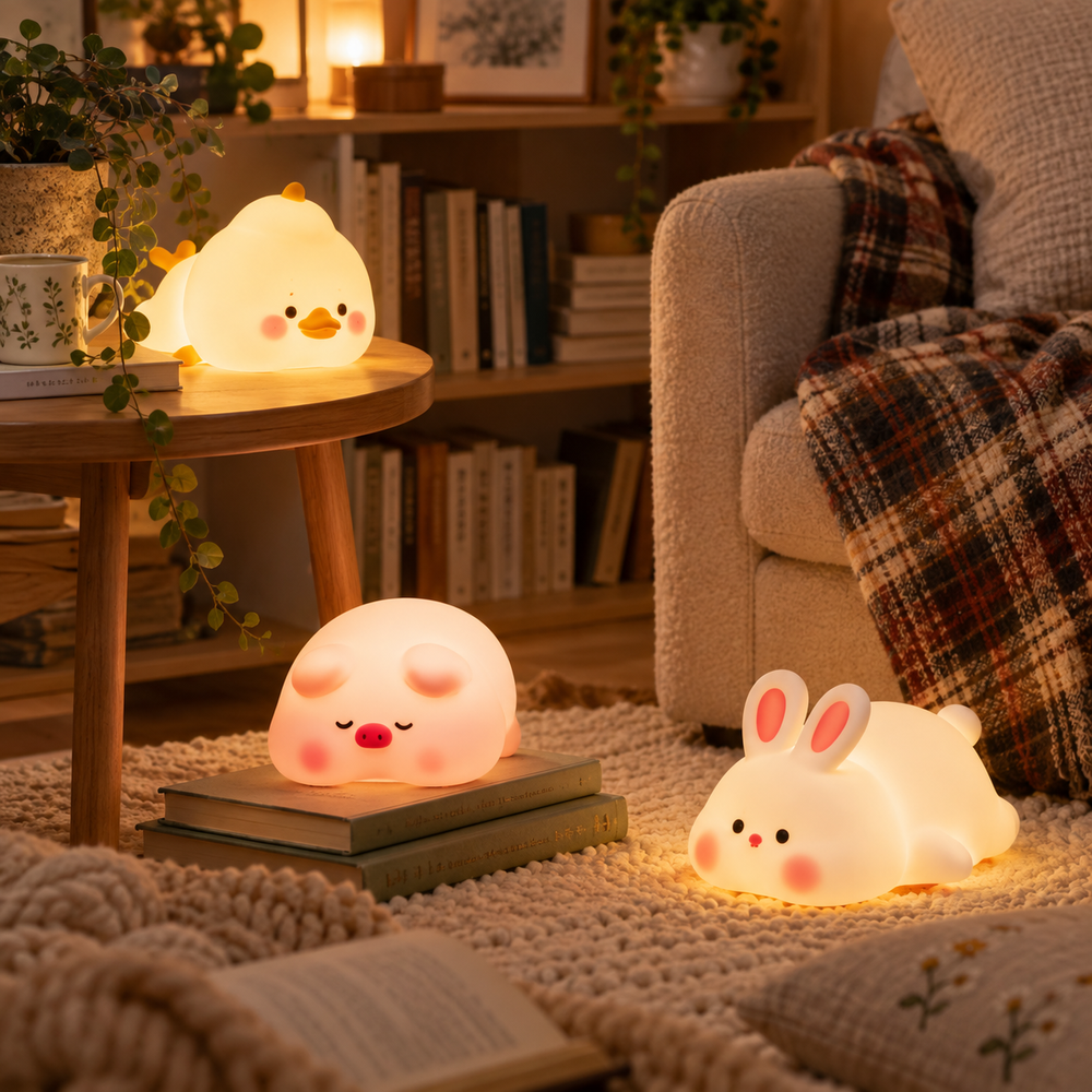 Schattig Siliconen Nachtlampje