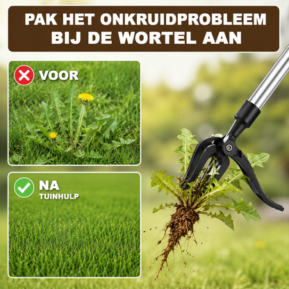 EasyRoot™ - Verwijder onkruid met wortel en al, zonder te bukken of te knielen.