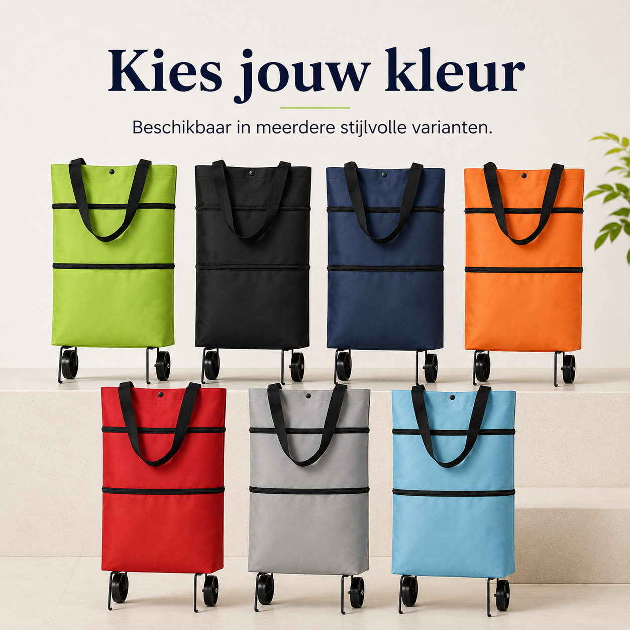 EasyCarry™ - De handige 2-in-1 tas voor iedere boodschap.