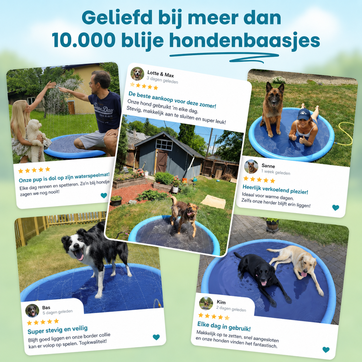 SplashPaws™ - De leukste manier om je hond koel te houden