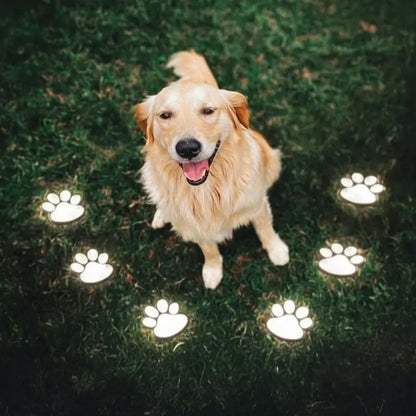 PawLux™ - Geef je tuin karakter met een zachte pootafdruk-gloed op zonne-energie.