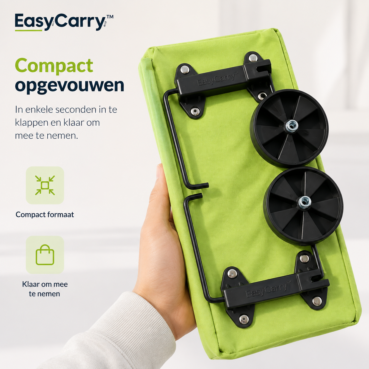 EasyCarry™ - De handige 2-in-1 tas voor iedere boodschap.