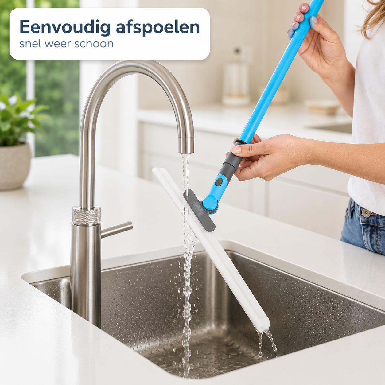 Swivo™ - Voor vloeren, ramen, douchewanden en hardnekkige haren