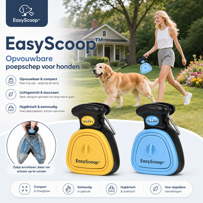 EasyScoop™ - De hygiënische poepschep voor zorgeloze wandelingen