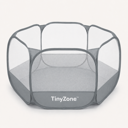 TinyZone™ - De opvouwbare speelplek die je overal mee naartoe neemt.