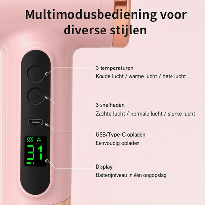 AirBloom™ - Draadloos drogen. Altijd en overal.