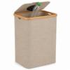 StatiegeldBox in beige met wasbare binnenzak voor statiegeldflessen