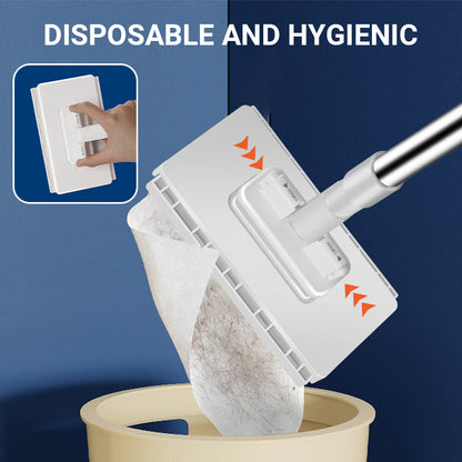 CleanGrip™ - Klik je doek vast, veeg in één beweging en geniet sneller van een fris huis.